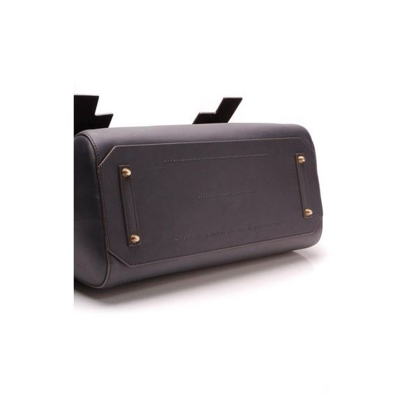 Anya Hindmarch Space Invaders Messenger Bag Navy Flap Tote Crossbody retro purse - Picture 6 of 8